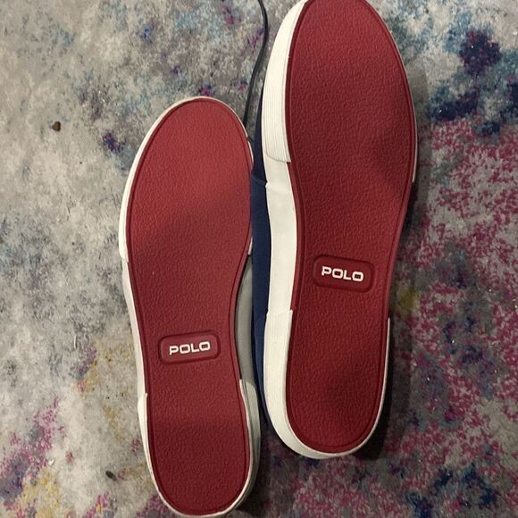 Ralph Lauren Faxon low Canvass with Suede Upper Size 17D - Picture 2 of 7